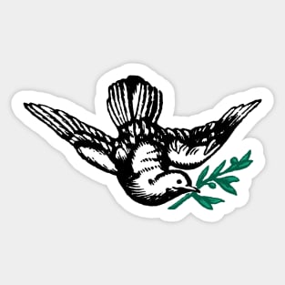 Peace Dove Sticker